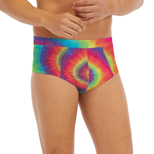 Tie Dye Print Men's Briefs