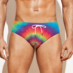 Tie Dye Print Men's Swim Briefs