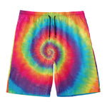 Tie Dye Print Men's Swim Trunks