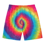 Tie Dye Print Men's Swim Trunks