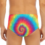 Tie Dye Print Men's Triangle Swim Briefs