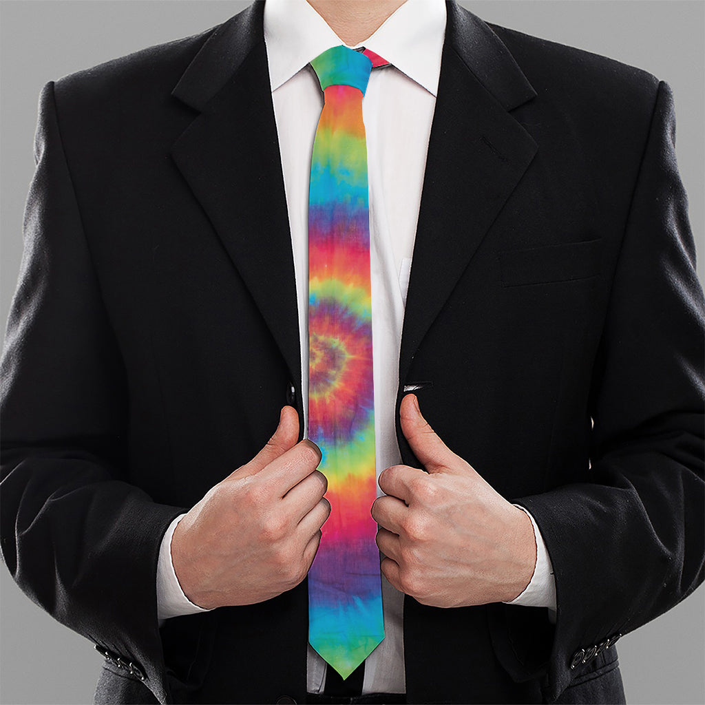 Tie Dye Print Necktie