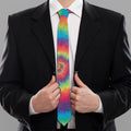 Tie Dye Print Necktie