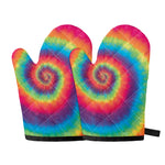Tie Dye Print Oven Mitts