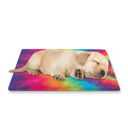 Tie Dye Print Pet Cooling Mat Cover