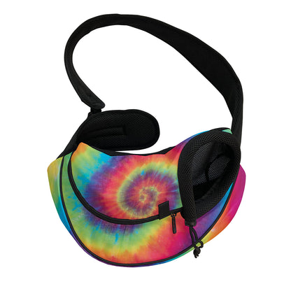 Tie Dye Print Pet Sling Carrier