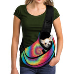 Tie Dye Print Pet Sling Carrier