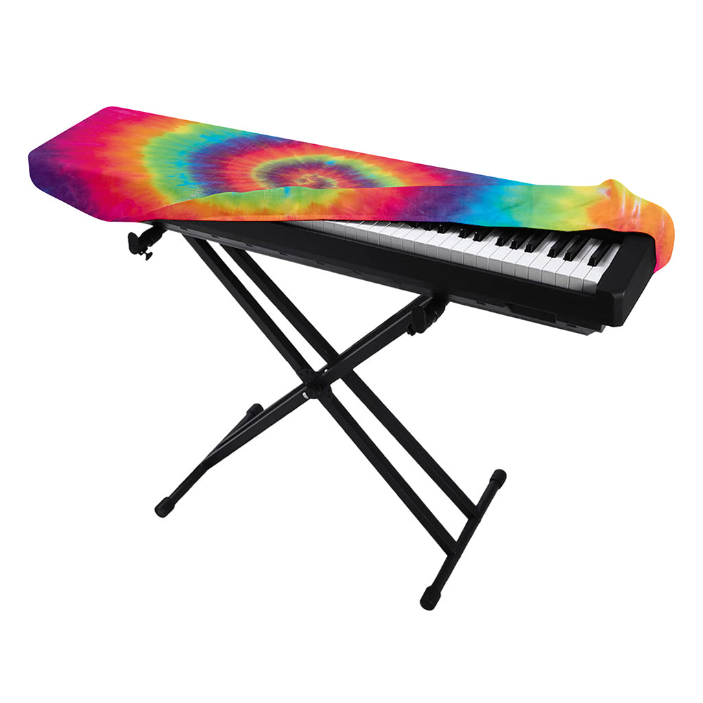 Tie Dye Print Piano Keyboard Cover