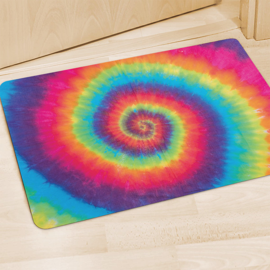Tie Dye Print Polyester Doormat