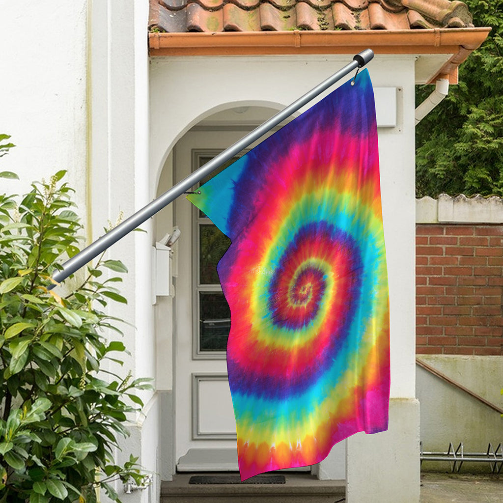 Tie Dye Print Polyester Flag
