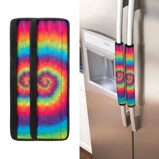 Tie Dye Print Refrigerator Handle Covers