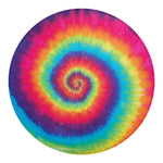 Tie Dye Print Round Blanket