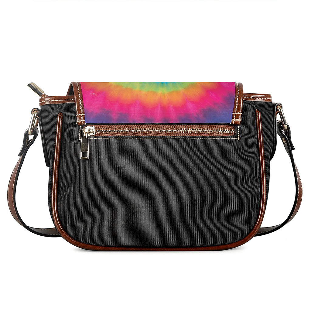 Tie Dye Print Saddle Bag