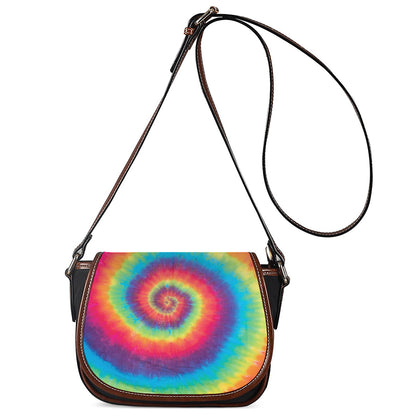 Tie Dye Print Saddle Bag
