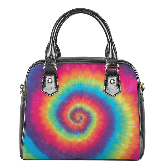 Tie Dye Print Shoulder Handbag