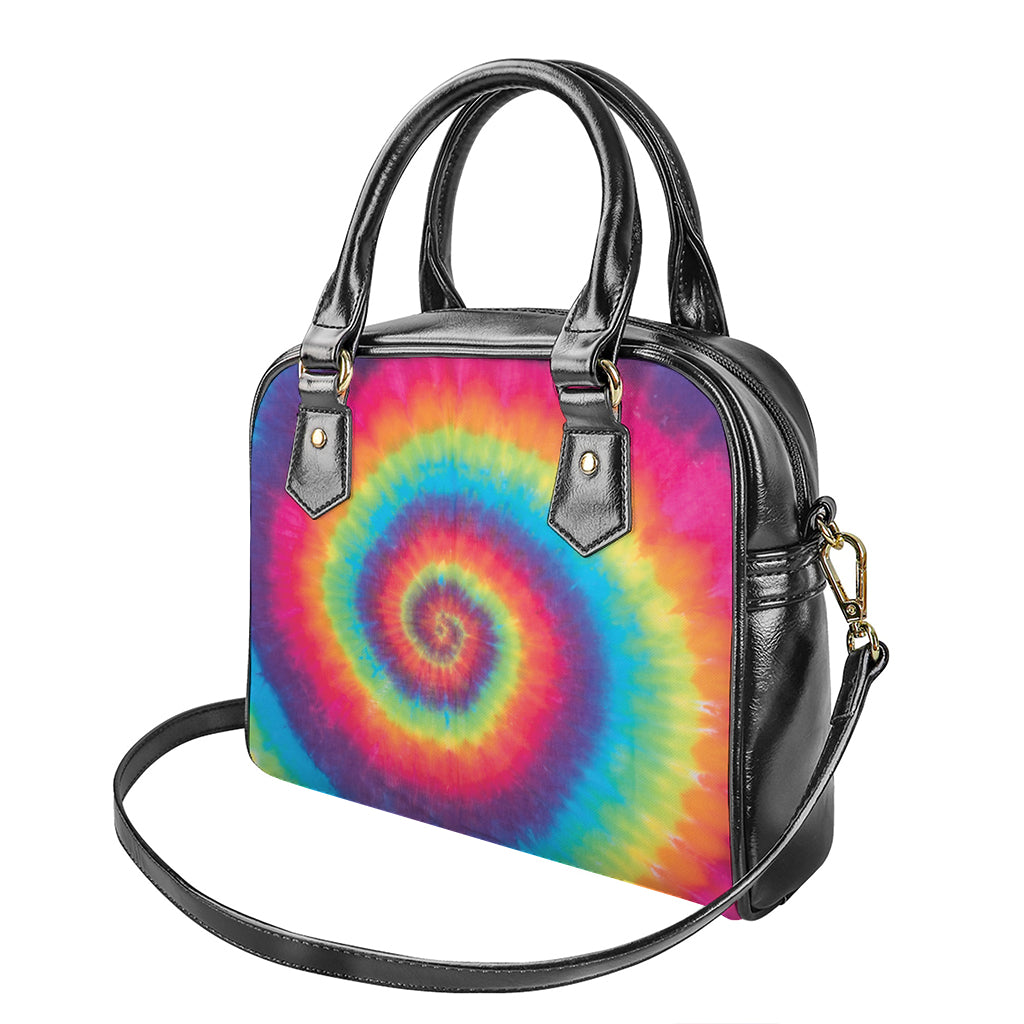 Tie Dye Print Shoulder Handbag
