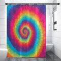 Tie Dye Print Shower Curtain