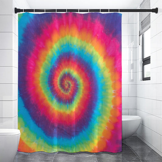 Tie Dye Print Shower Curtain