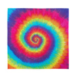 Tie Dye Print Silk Bandana