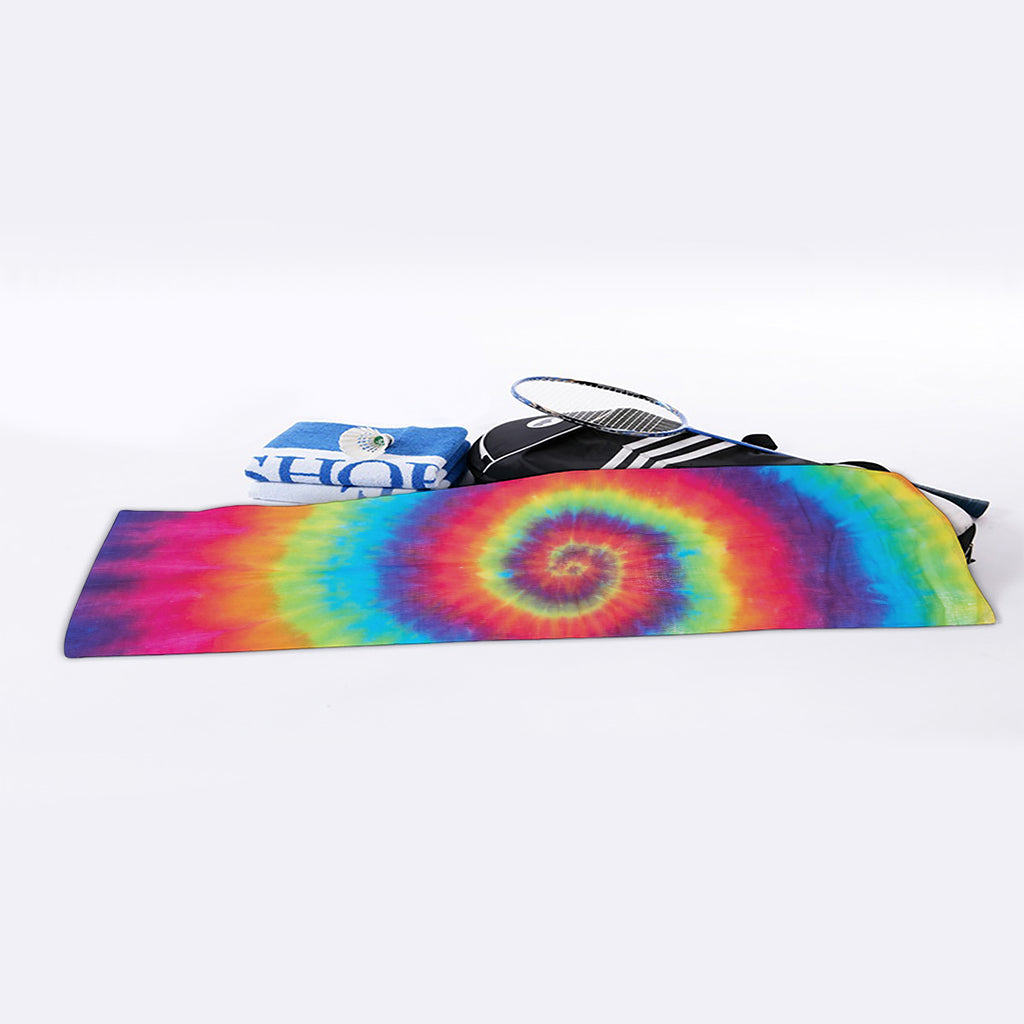 Tie Dye Print Sports Towel