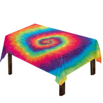 Tie Dye Print Tablecloth