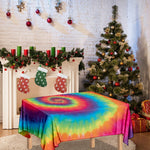 Tie Dye Print Tablecloth