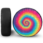Tie Dye Print Tire Cover
