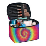 Tie Dye Print Travel Makeup Bag