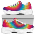 Tie Dye Print White Chunky Shoes
