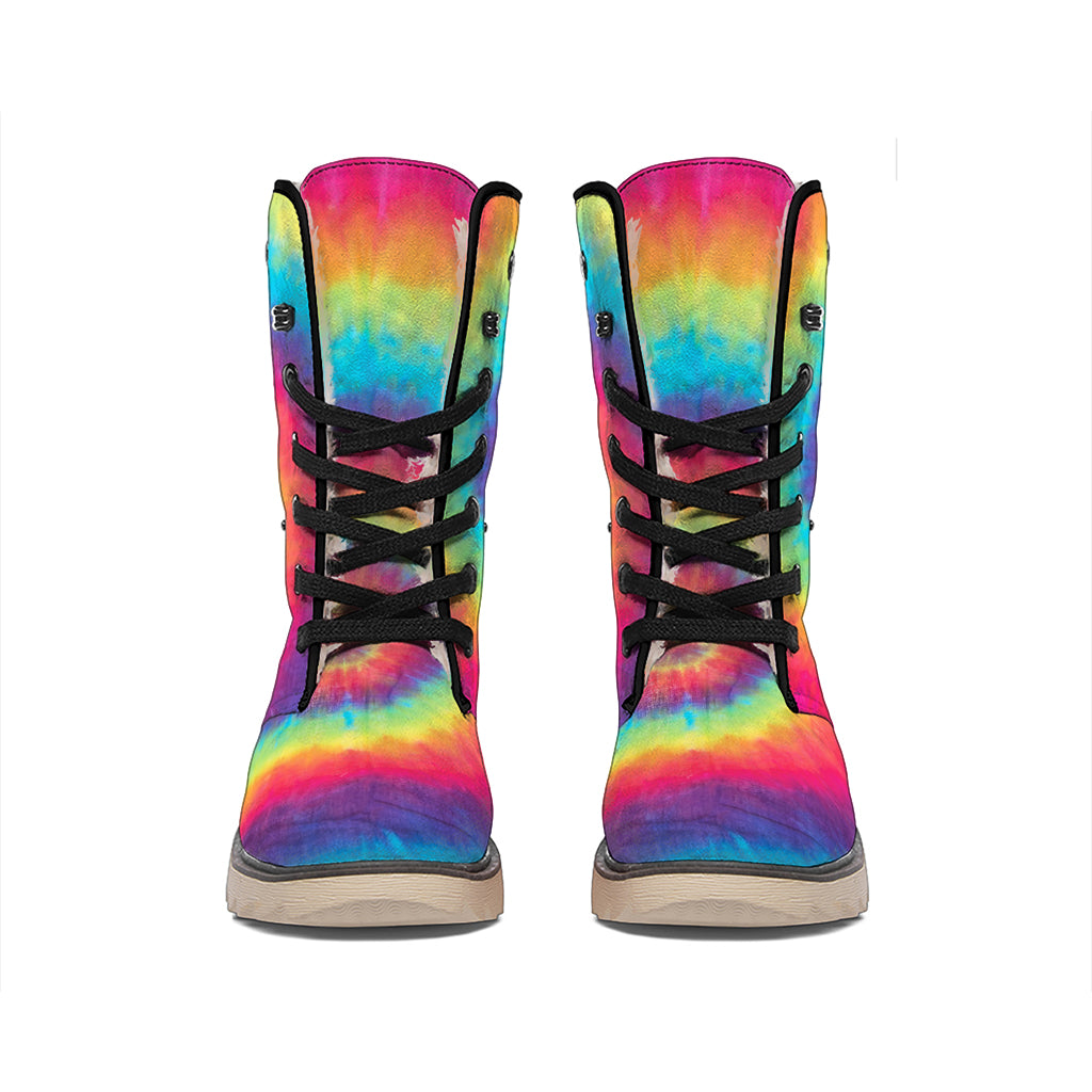 Tie Dye Print Winter Boots