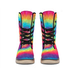 Tie Dye Print Winter Boots