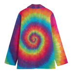 Tie Dye Print Women's Cotton Blazer