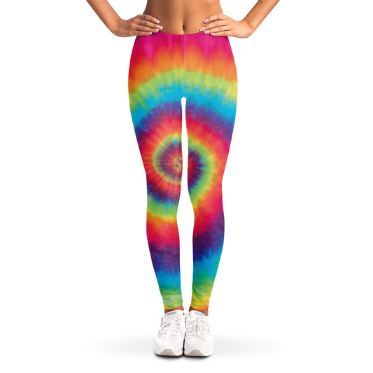 Tie Dye Print Women's Leggings