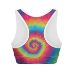 Tie Dye Print Women's Sports Bra