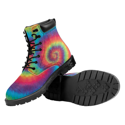 Tie Dye Print Work Boots