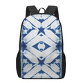 Tie Dye Shibori Pattern Print 17 Inch Backpack