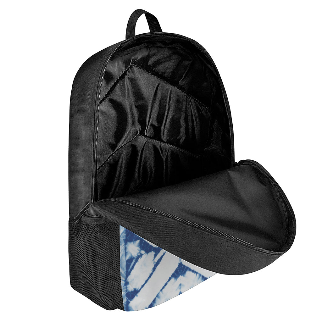 Tie Dye Shibori Pattern Print 17 Inch Backpack