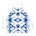 Tie Dye Shibori Pattern Print Adjustable Apron