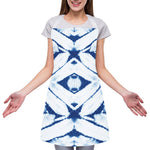 Tie Dye Shibori Pattern Print Adjustable Apron