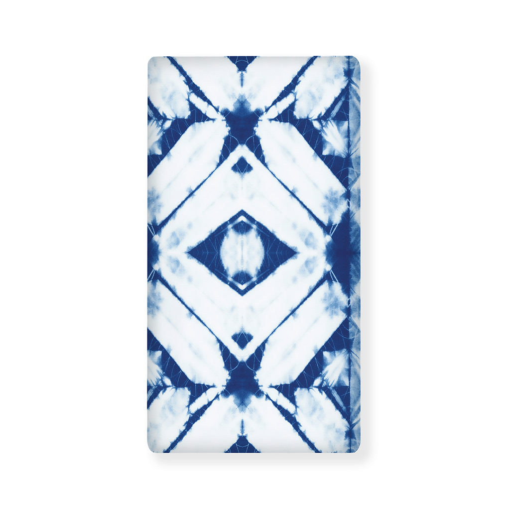 Tie Dye Shibori Pattern Print Baby Crib Sheet