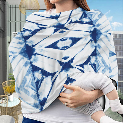 Tie Dye Shibori Pattern Print Baby Seat Cover