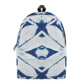 Tie Dye Shibori Pattern Print School Backpack