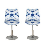 Tie Dye Shibori Pattern Print Bar Stool Covers