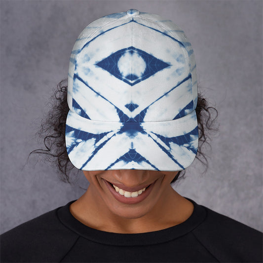 Tie Dye Shibori Pattern Print Baseball Cap