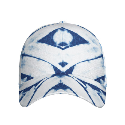 Tie Dye Shibori Pattern Print Baseball Cap