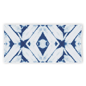 Tie Dye Shibori Pattern Print Beach Towel