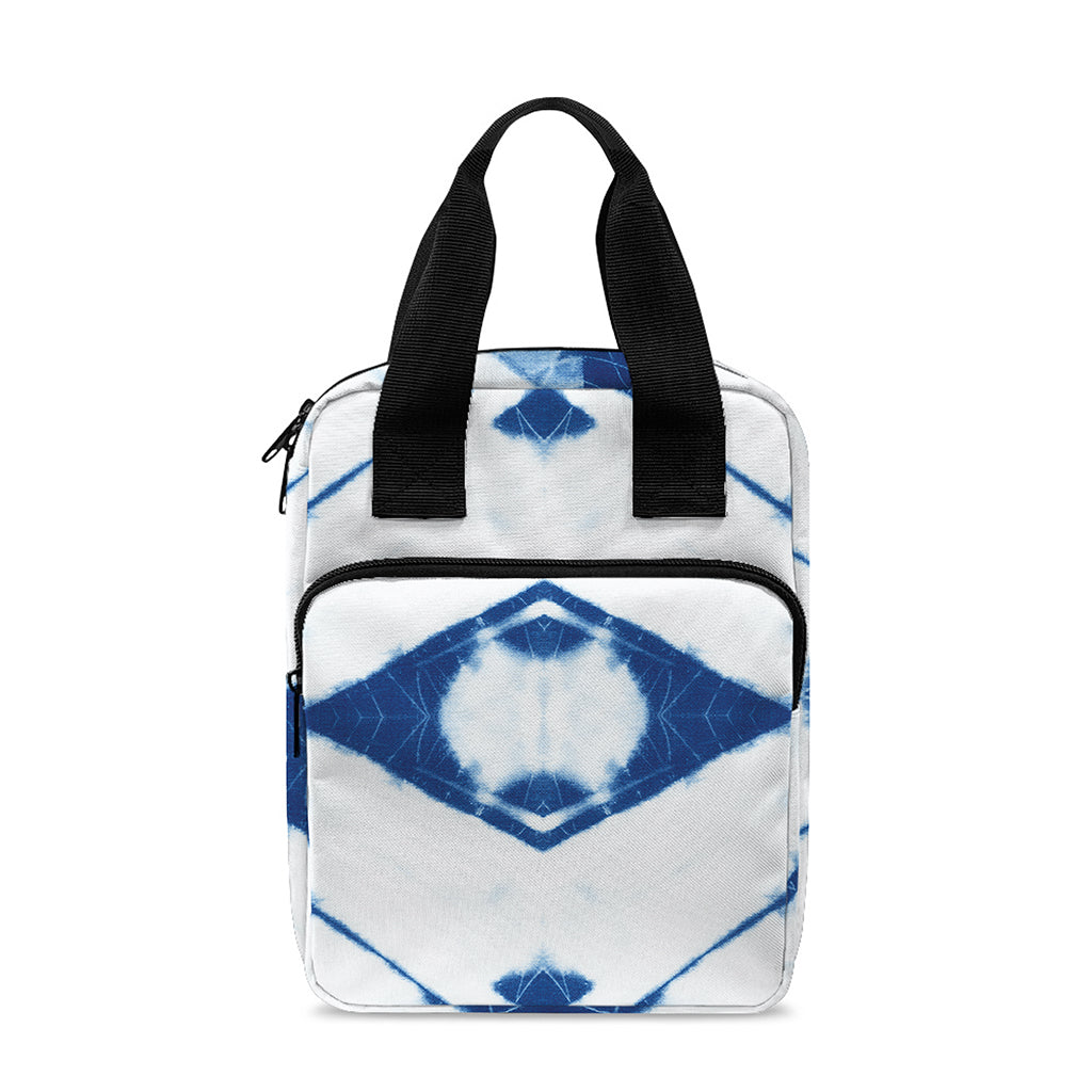 Tie Dye Shibori Pattern Print Bible Tote Bag