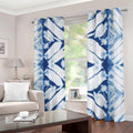 Tie Dye Shibori Pattern Print Dimout Grommet Curtains