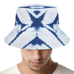 Tie Dye Shibori Pattern Print Bucket Hat