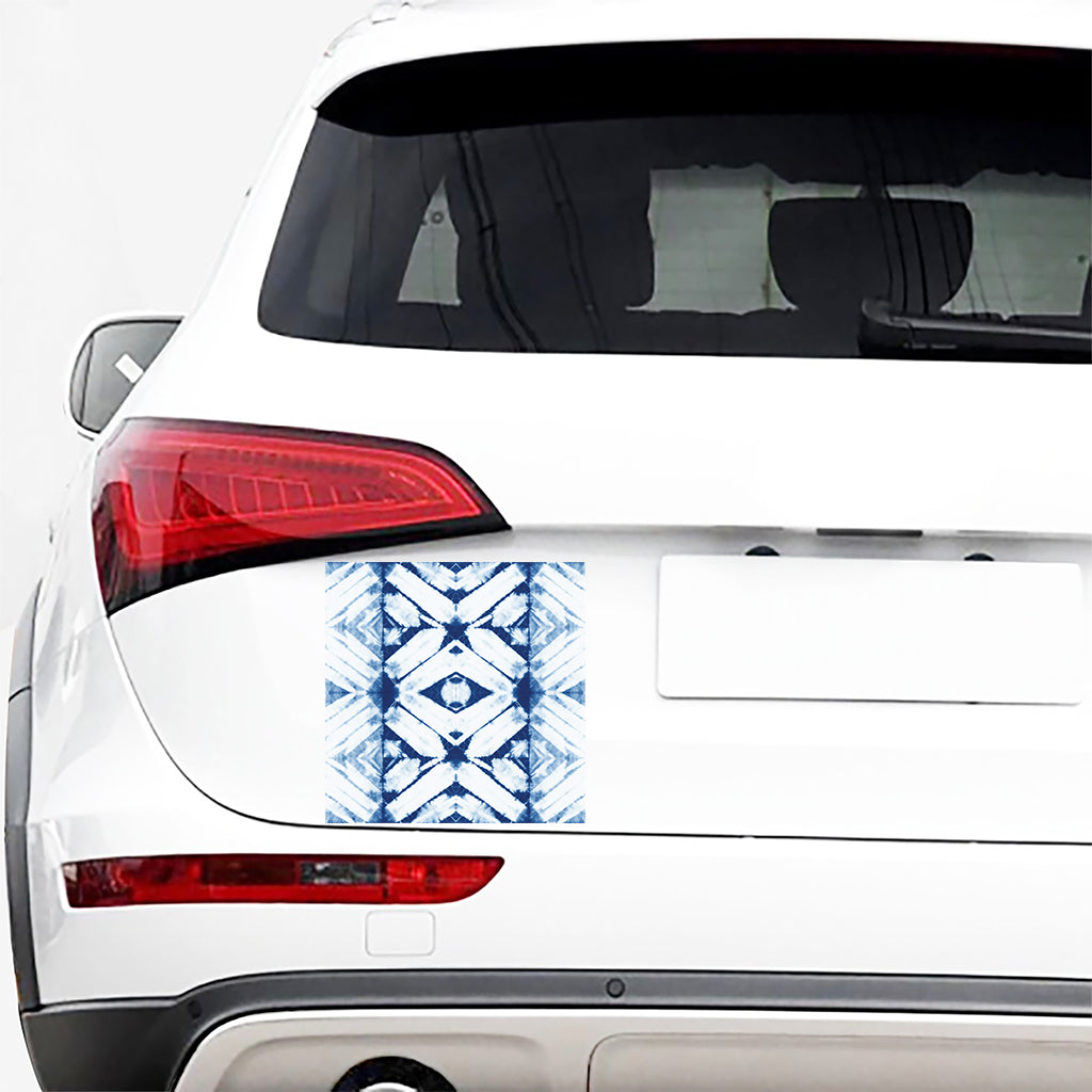 Tie Dye Shibori Pattern Print Car Sticker